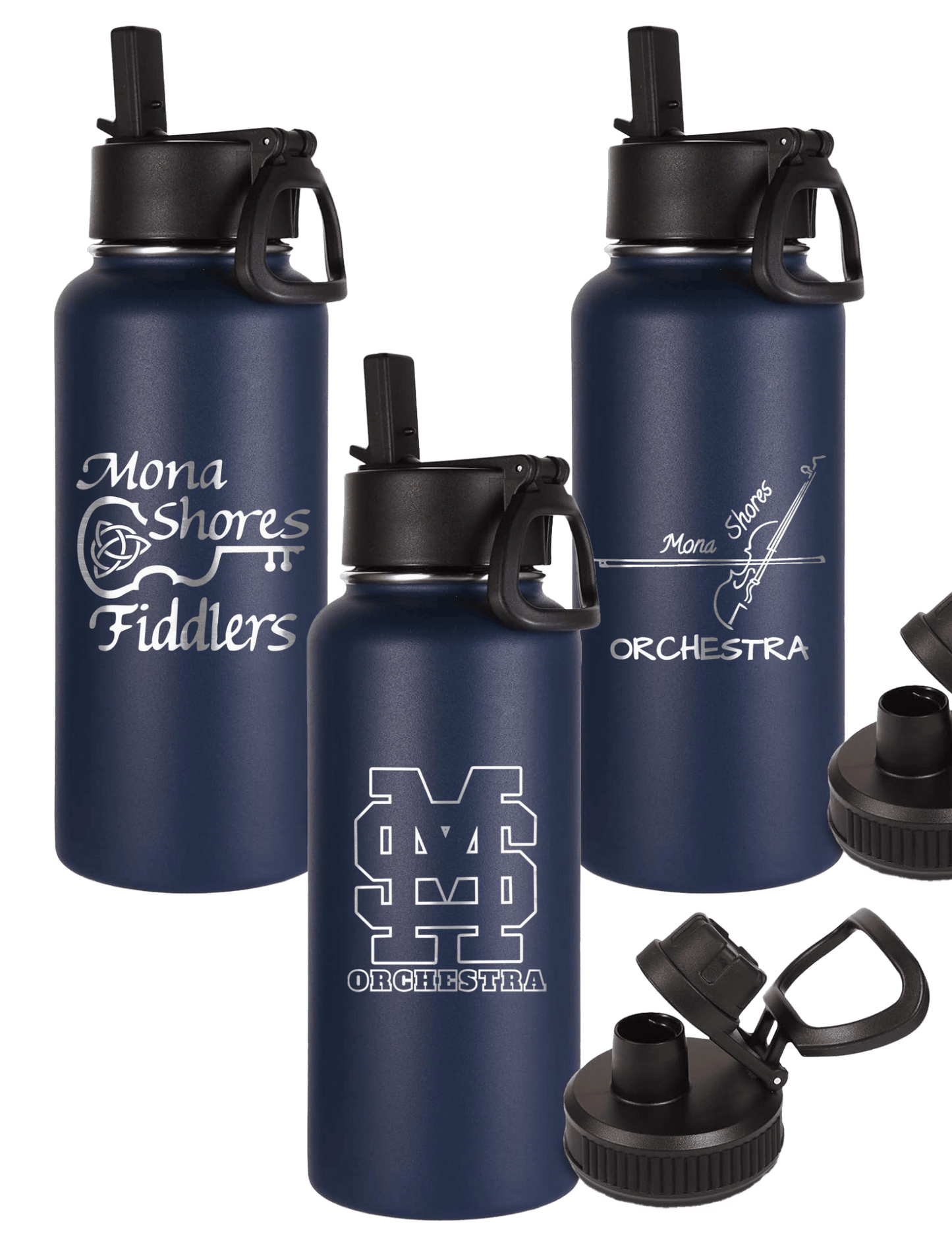 Mona Shores Orchestra Water Bottle