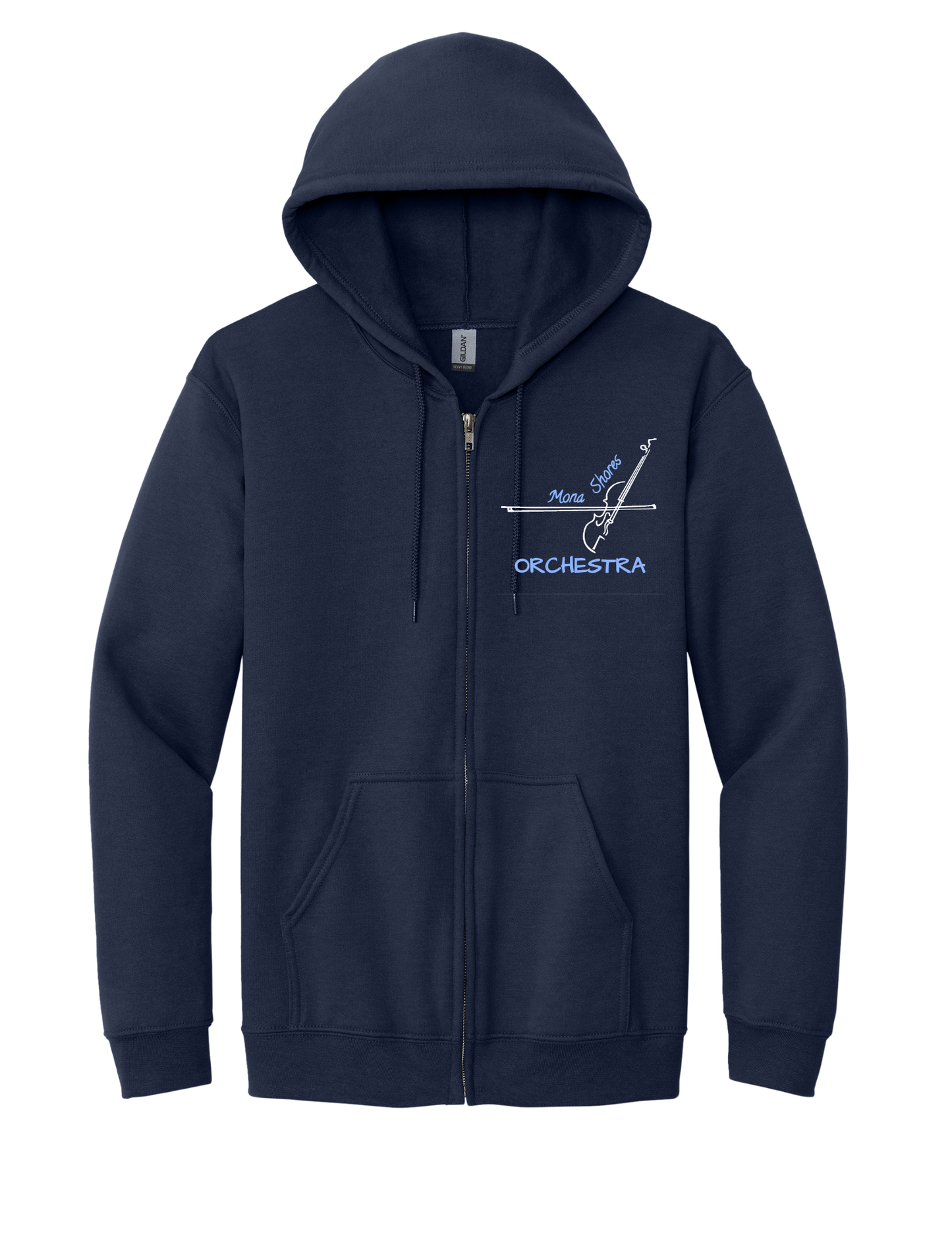 Mona Shores Orchestra Zip-Up Sweatshirt