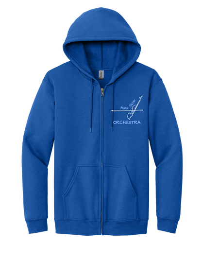 Mona Shores Orchestra Zip-Up Sweatshirt