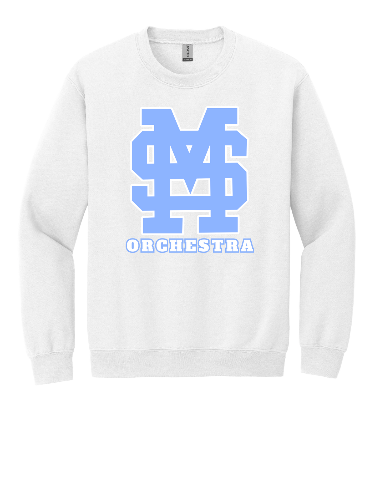 Mona Shores Orchestra Heavy Blend Crew Neck Sweatshirt - Youth