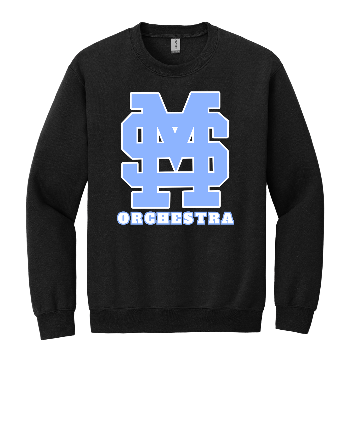 Mona Shores Orchestra Heavy Blend Crew Neck Sweatshirt - Youth