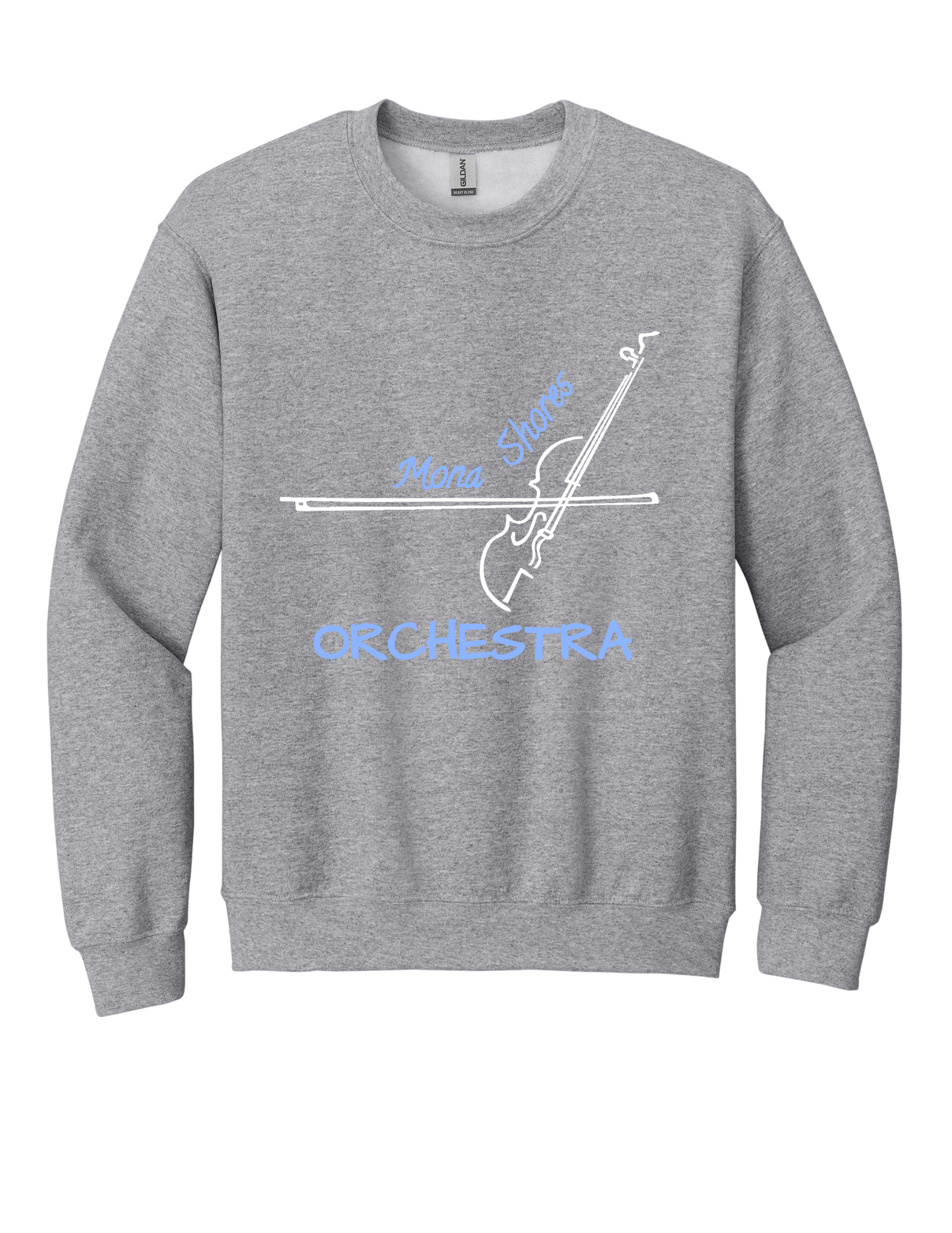 Mona Shores Orchestra Heavy Blend Crew Neck Sweatshirt - Youth