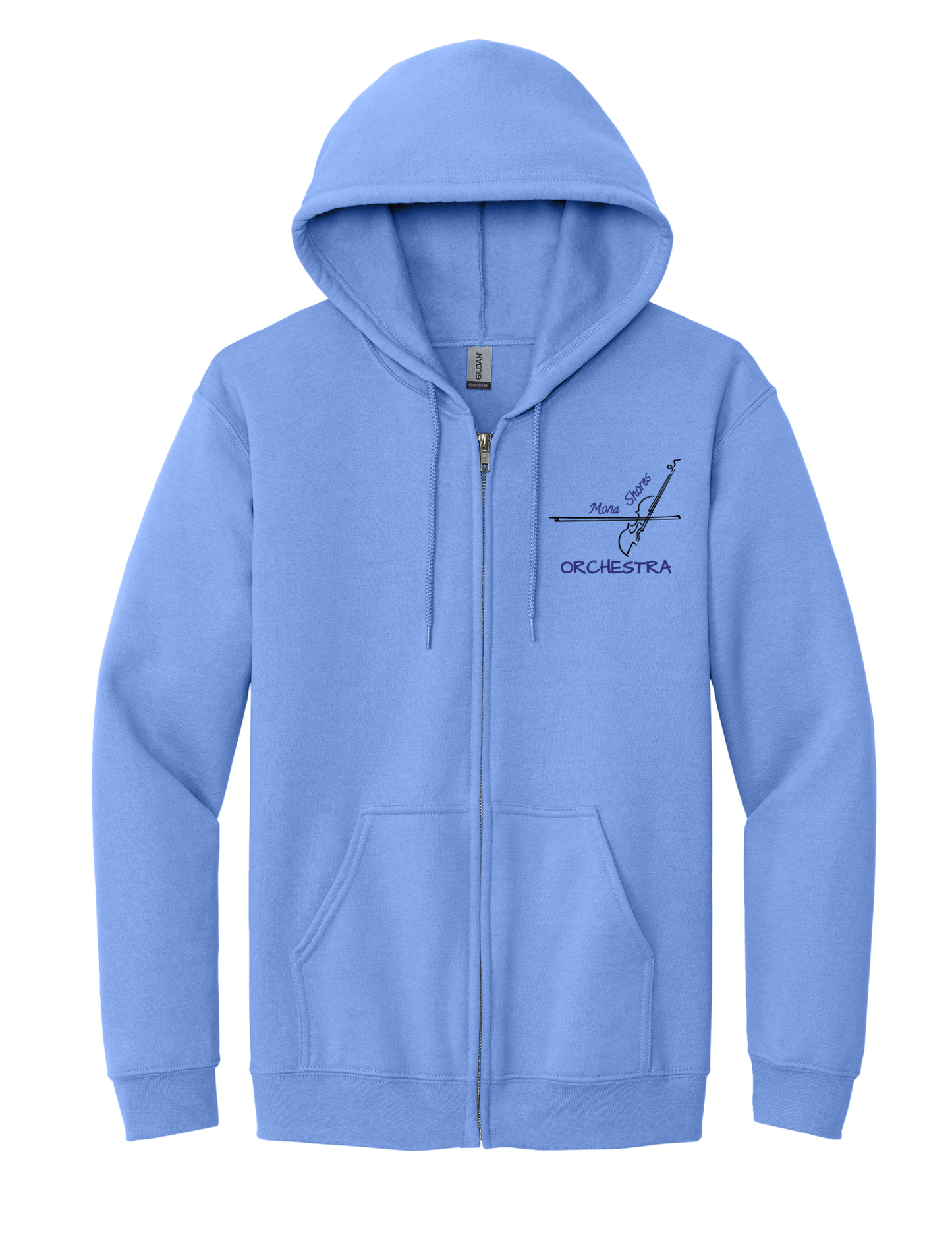 Mona Shores Orchestra Zip-Up Sweatshirt