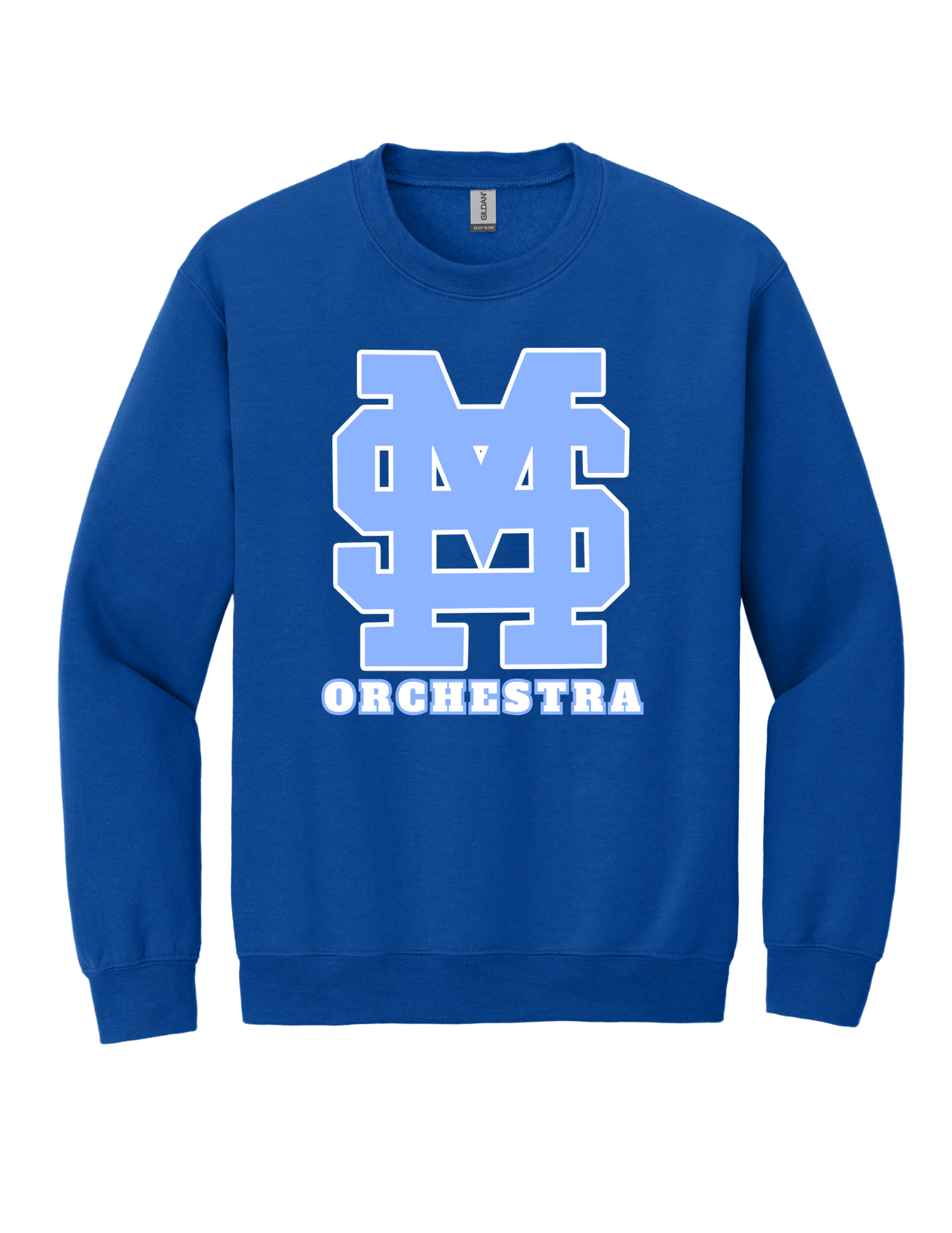 Mona Shores Orchestra Heavy Blend Crew Neck Sweatshirt - Youth