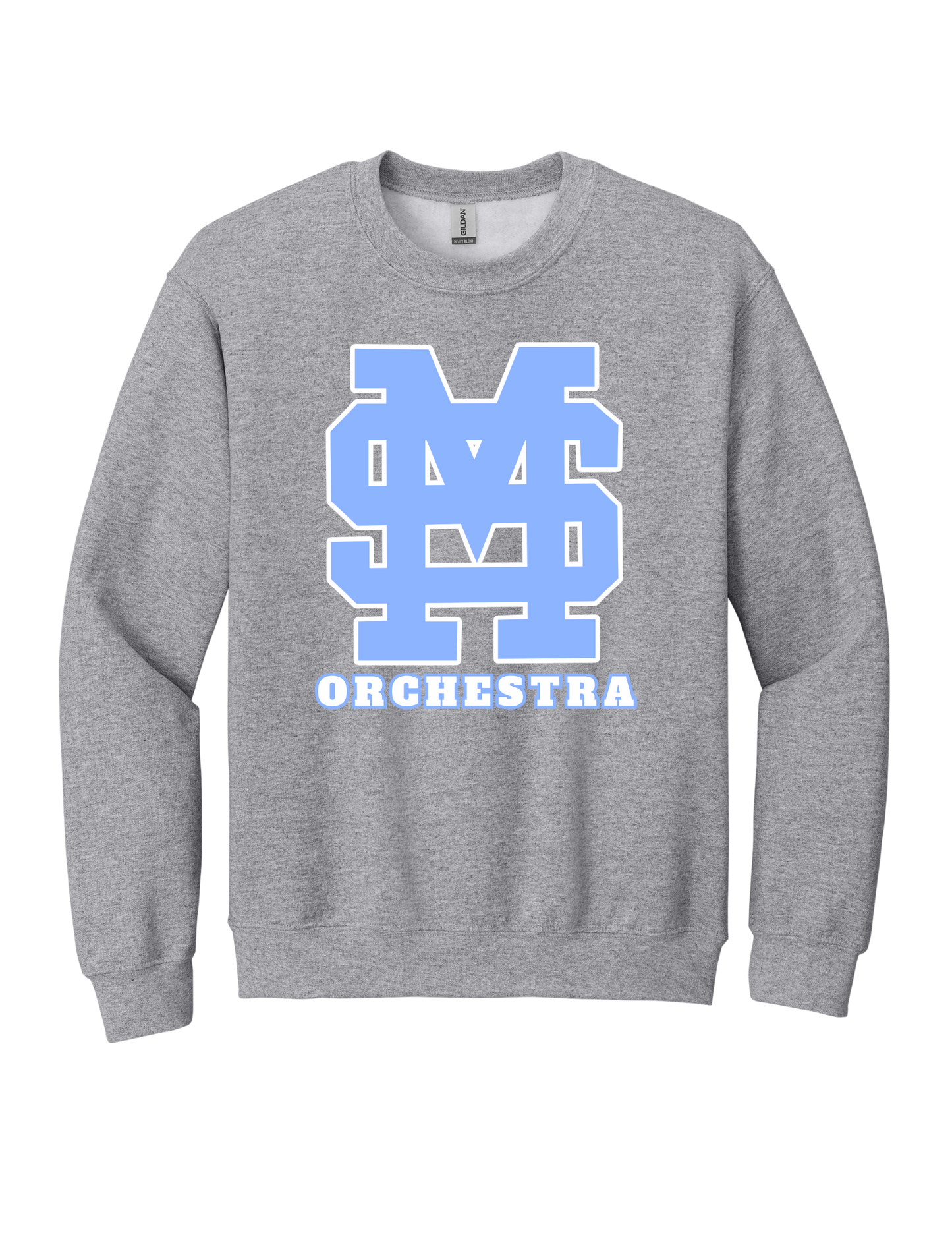 Mona Shores Orchestra Heavy Blend Crew Neck Sweatshirt - Youth