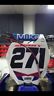 Custom Dirt Bike Front Number Plate Pendant, Key Chain
