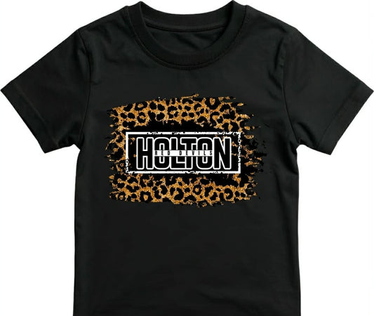 Holton Red Devils - Leopard On Black