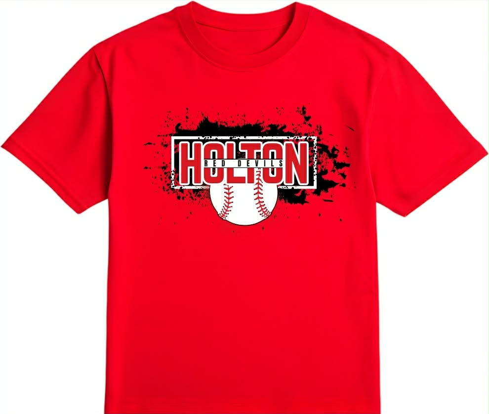 Holton Red Devils - Baseball on Red
