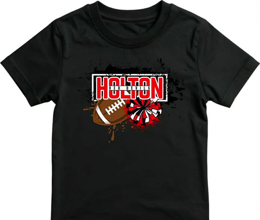 Holton Red Devils - Football Cheerleading