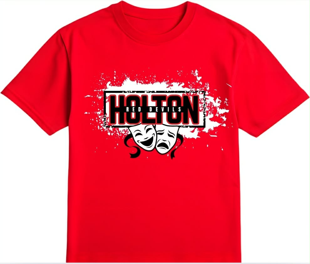 Holton Red Devils -  Theater - White Splash