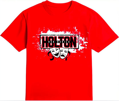Holton Red Devils -  Theater - White Splash