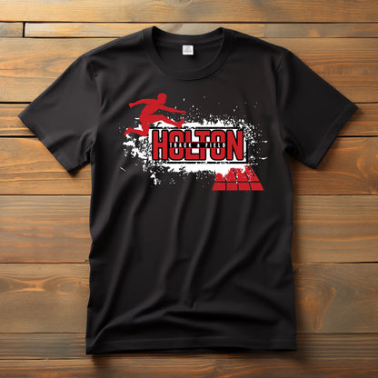Holton Red Devils - Track and Field - White Splash Red Runner