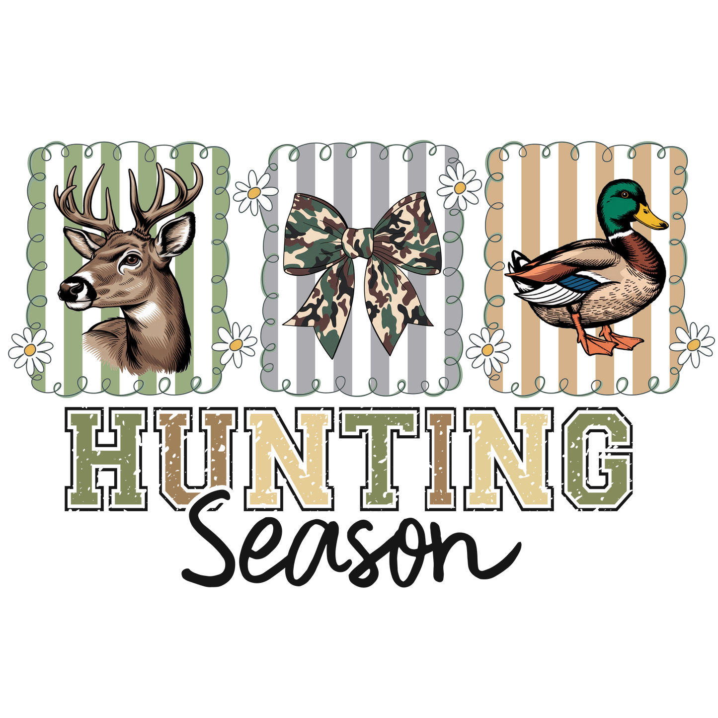 Hunting Season Deer Duck Bow