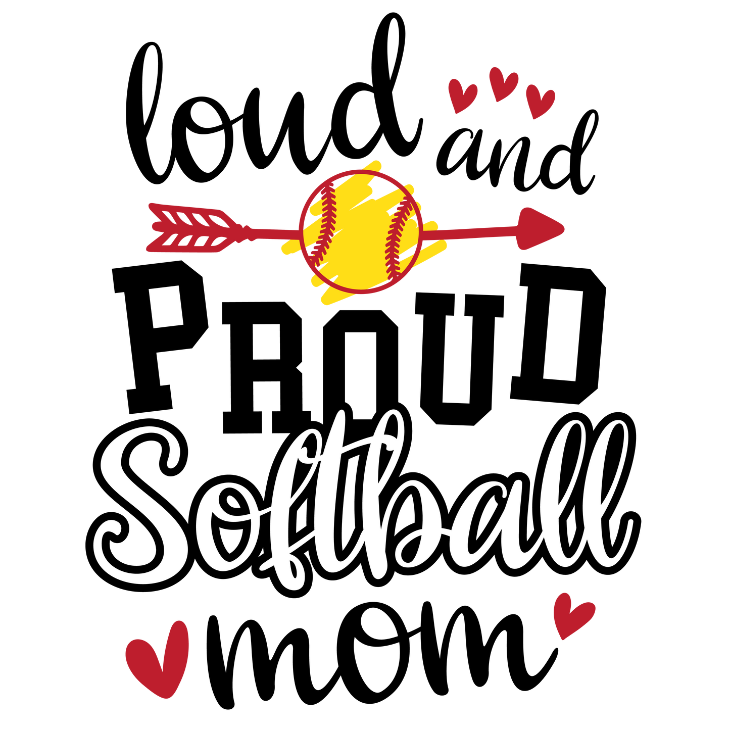 Softball Mom, Brother, Sister, Dad, Grandma