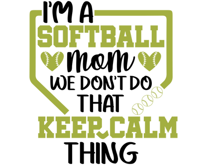 Softball Mom, Brother, Sister, Dad, Grandma