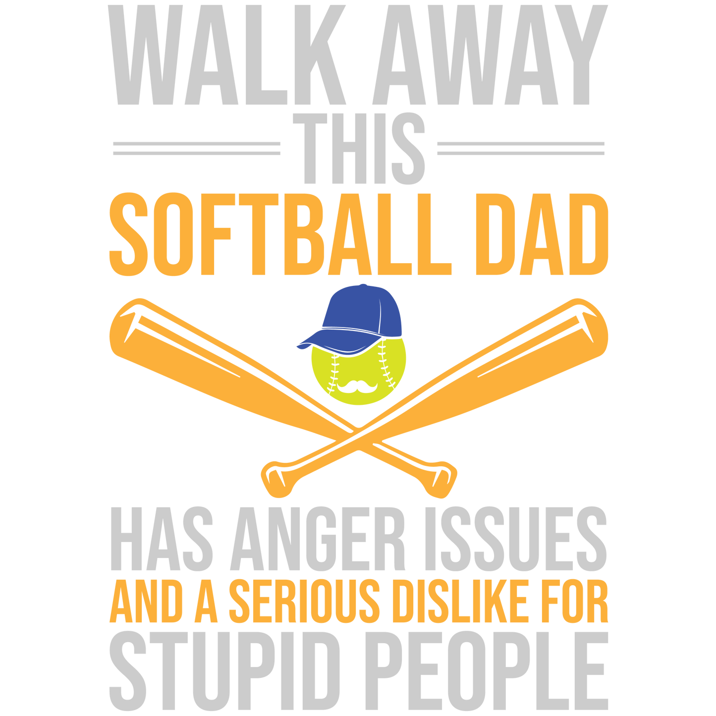 Softball Mom, Brother, Sister, Dad, Grandma