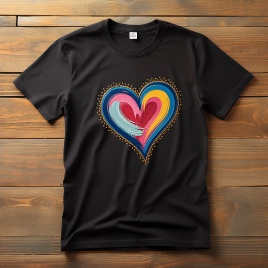 Valentines - Multi Colored Heart