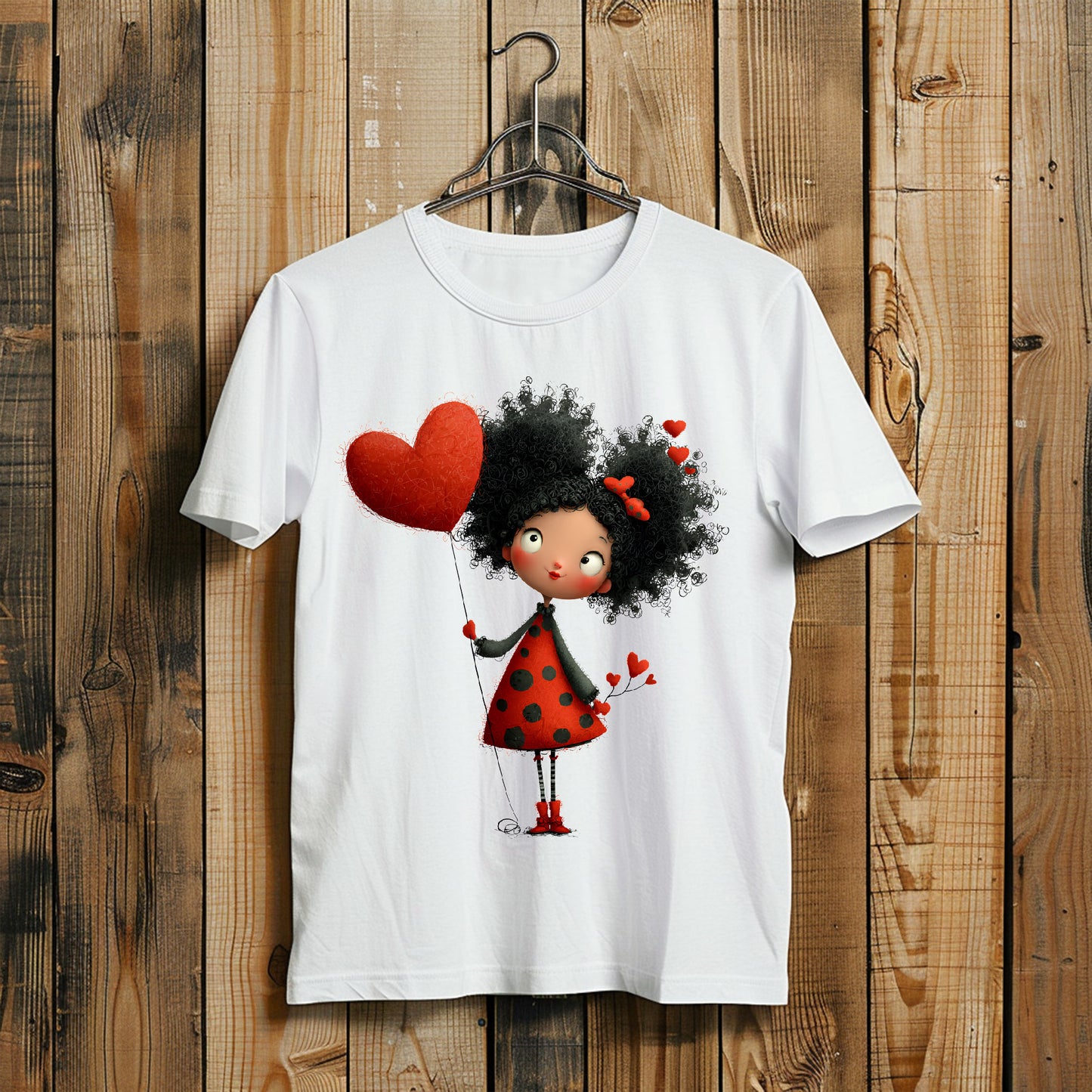 Valentines - Girl with Balloon