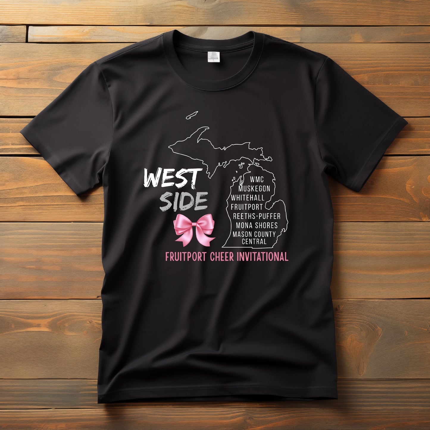 Fruitport Competitive Cheer Event T-Shirt - Black
