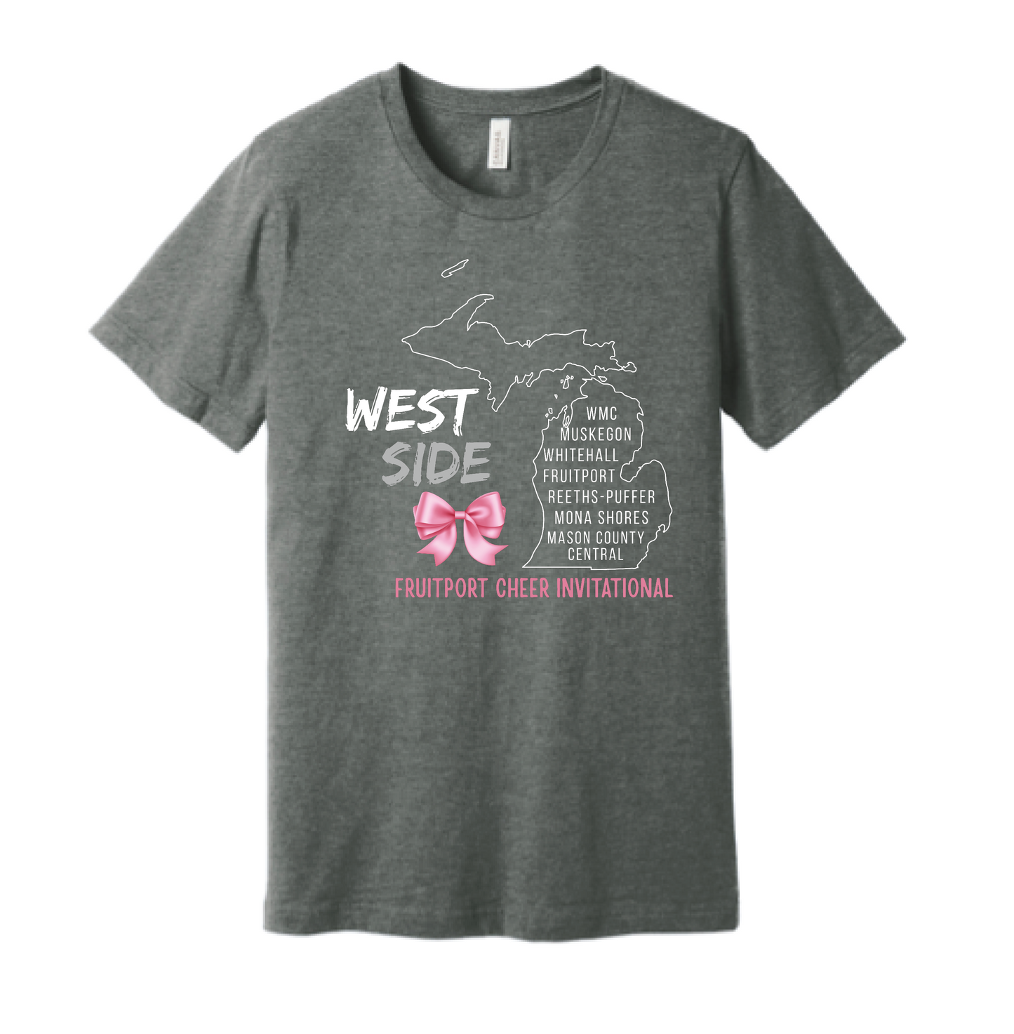 Fruitport Competitive Cheer Event T-Shirt - Deep Heather