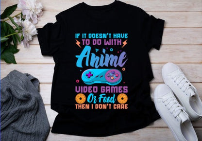 Anime, Video Games, or Food