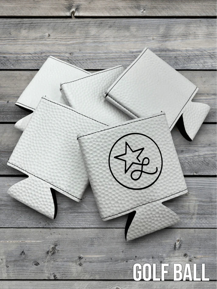 Laser Engraved Leatherette Koozie