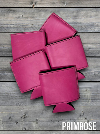 Laser Engraved Leatherette Koozie