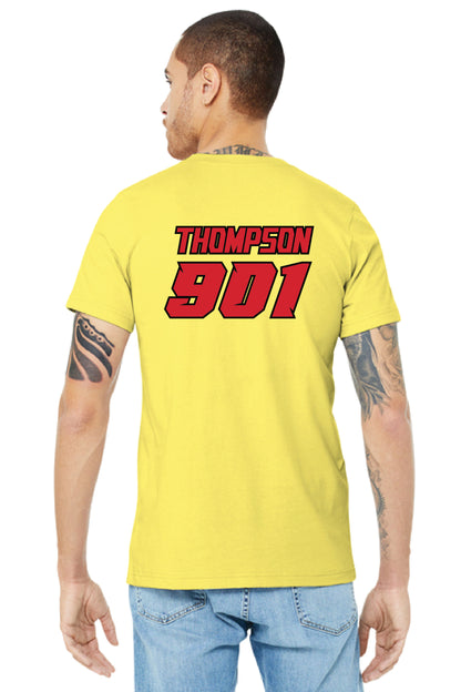 Thompson Racing - Yellow T-Shirt with Sponsors
