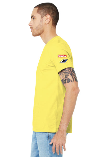 Thompson Racing - Yellow T-Shirt with Sponsors