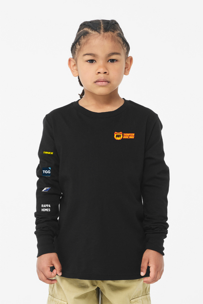 Thompson Racing - Youth Black Long Sleeve Shirt