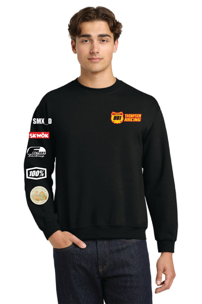 Thompson Racing - Black Crewneck Sweatshirt