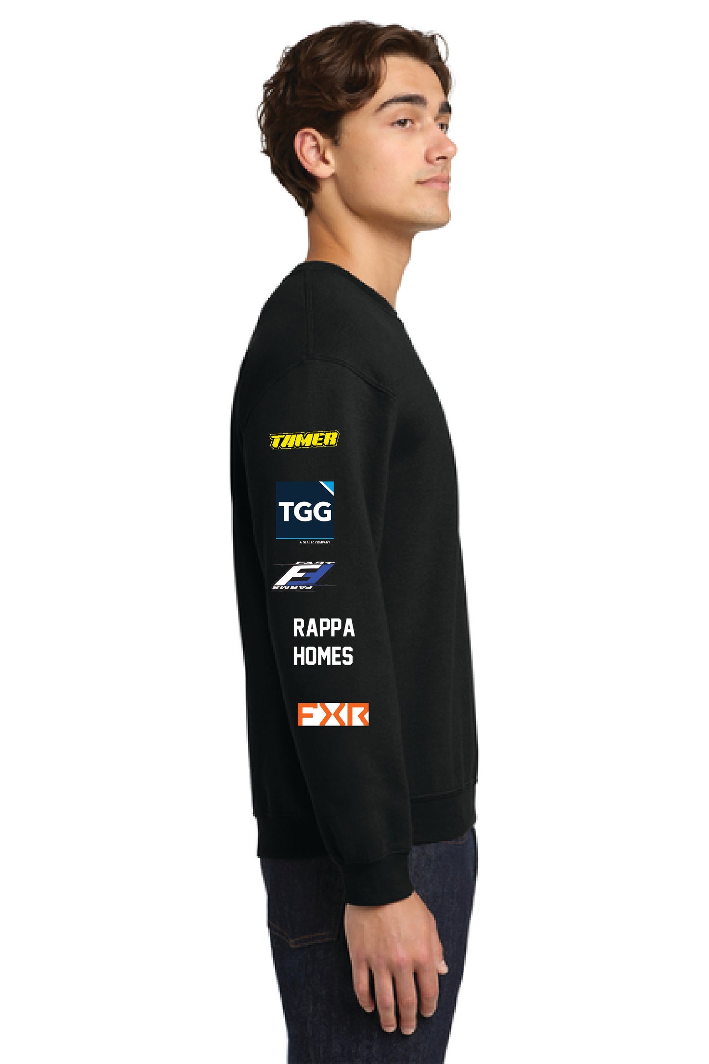 Thompson Racing - Black Crewneck Sweatshirt