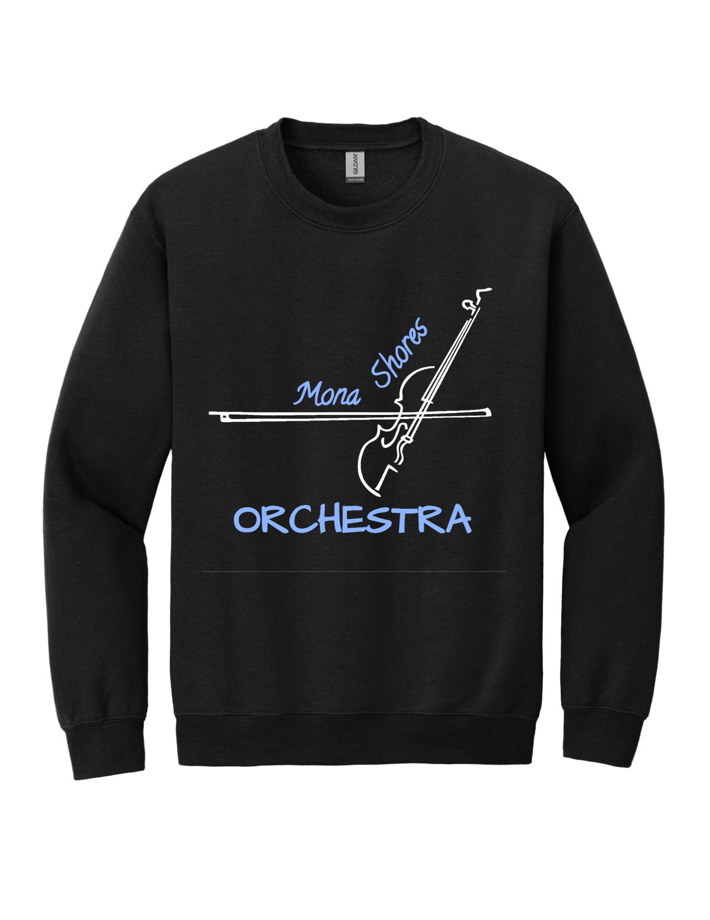 Mona Shores Orchestra Heavy Blend Crew Neck Sweatshirt - Youth