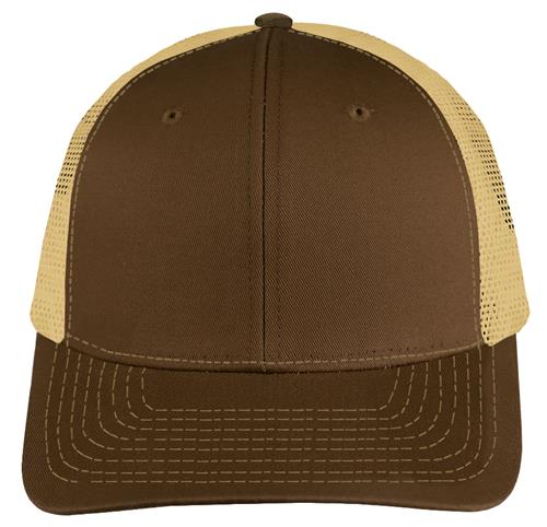 Whiskey Trucker Hat with Leather Patch