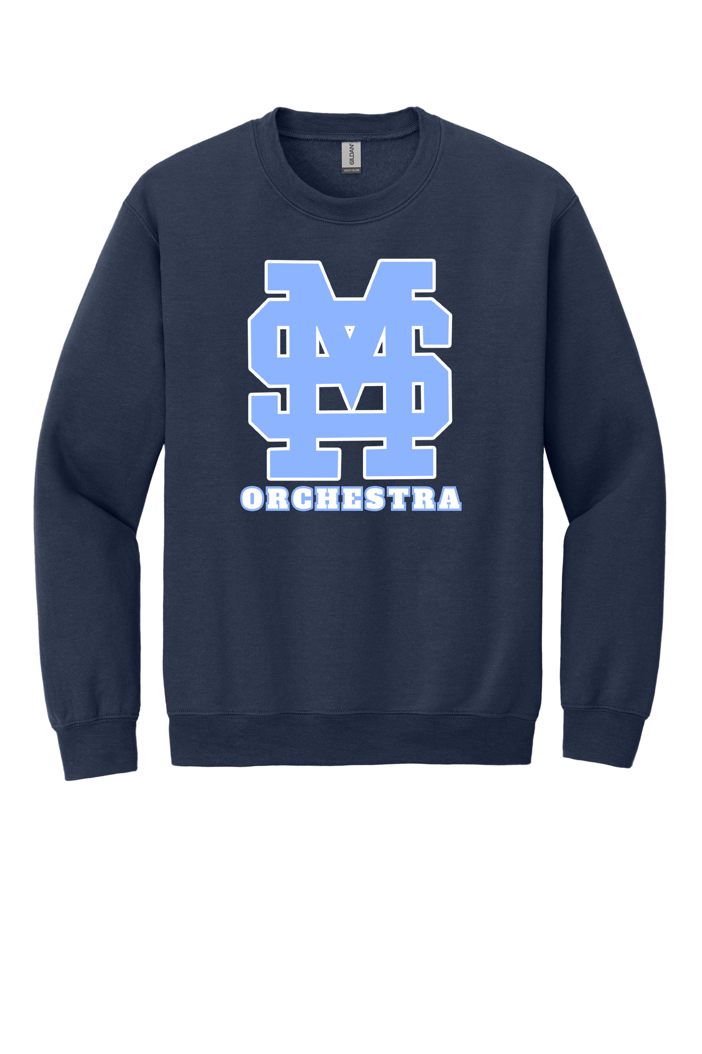 Mona Shores Orchestra Heavy Blend Crew Neck Sweatshirt - Youth
