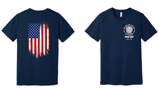 Holton American legion flag shirts