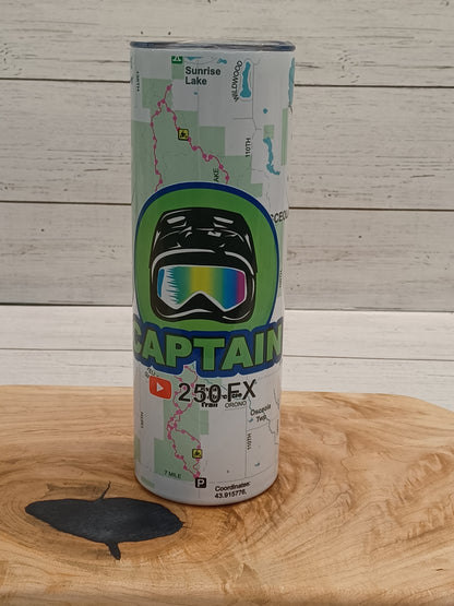 Captain 250FX Trail Map 20oz Insulated Drink Tumbler